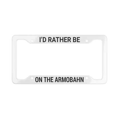 Armobahn License Plate Frame