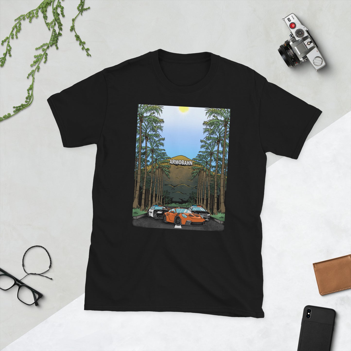 Armobahn Mountain Unisex Basic Softstyle T-Shirt | Gildan 64000